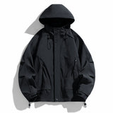 Spring And Autumn High-grade Simple Versatile Trench Coat Windproof Hood Jacket