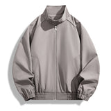 Stand Collar Jacket For Men Loose Casual Jacket