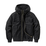 Men's Winter Padded Cotton Workwear With Fleece Lining