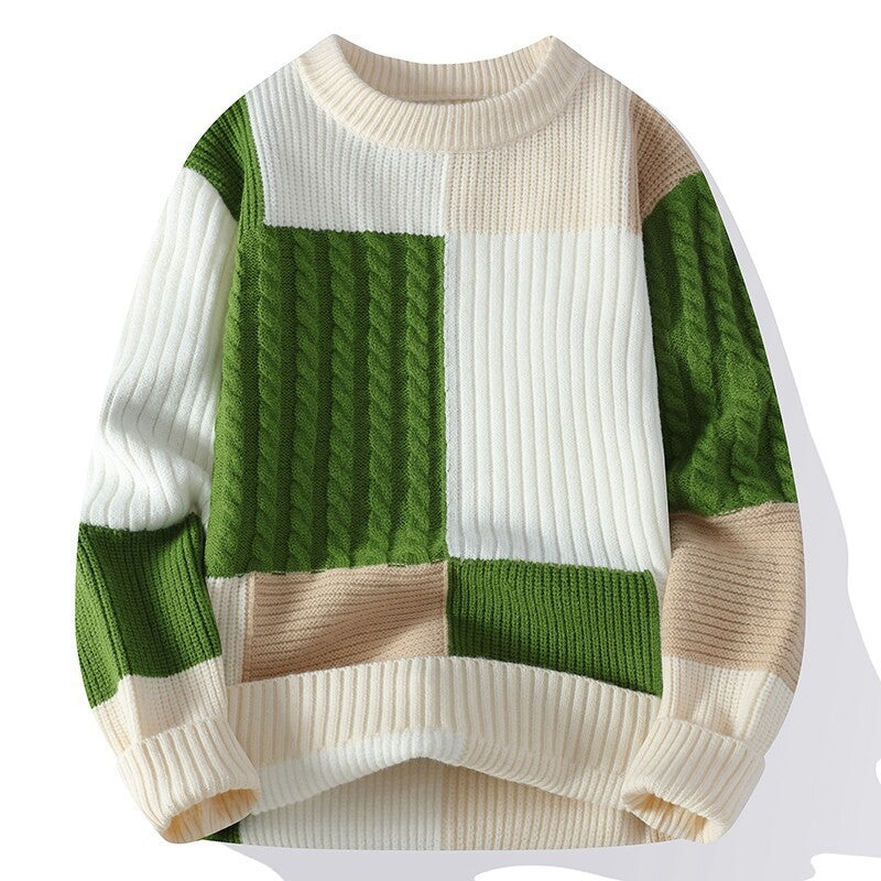 Casual Round-neck Sweater Base Knitwear Large Size Loose