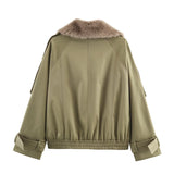 Fashionable European And American Style Short Trench Coat