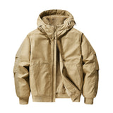 Men's Winter Padded Cotton Workwear With Fleece Lining