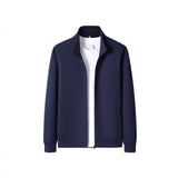 Men's Casual New Long-sleeve Cardigan With A Stand-up Collar