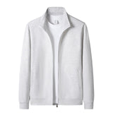 Men's Casual New Long-sleeve Cardigan With A Stand-up Collar