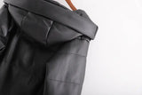 Warm Cotton Jacket, PU Leather Coat, PU Jacket