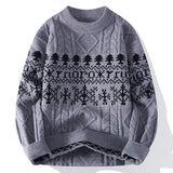Crew-neck Pullover Sweaters