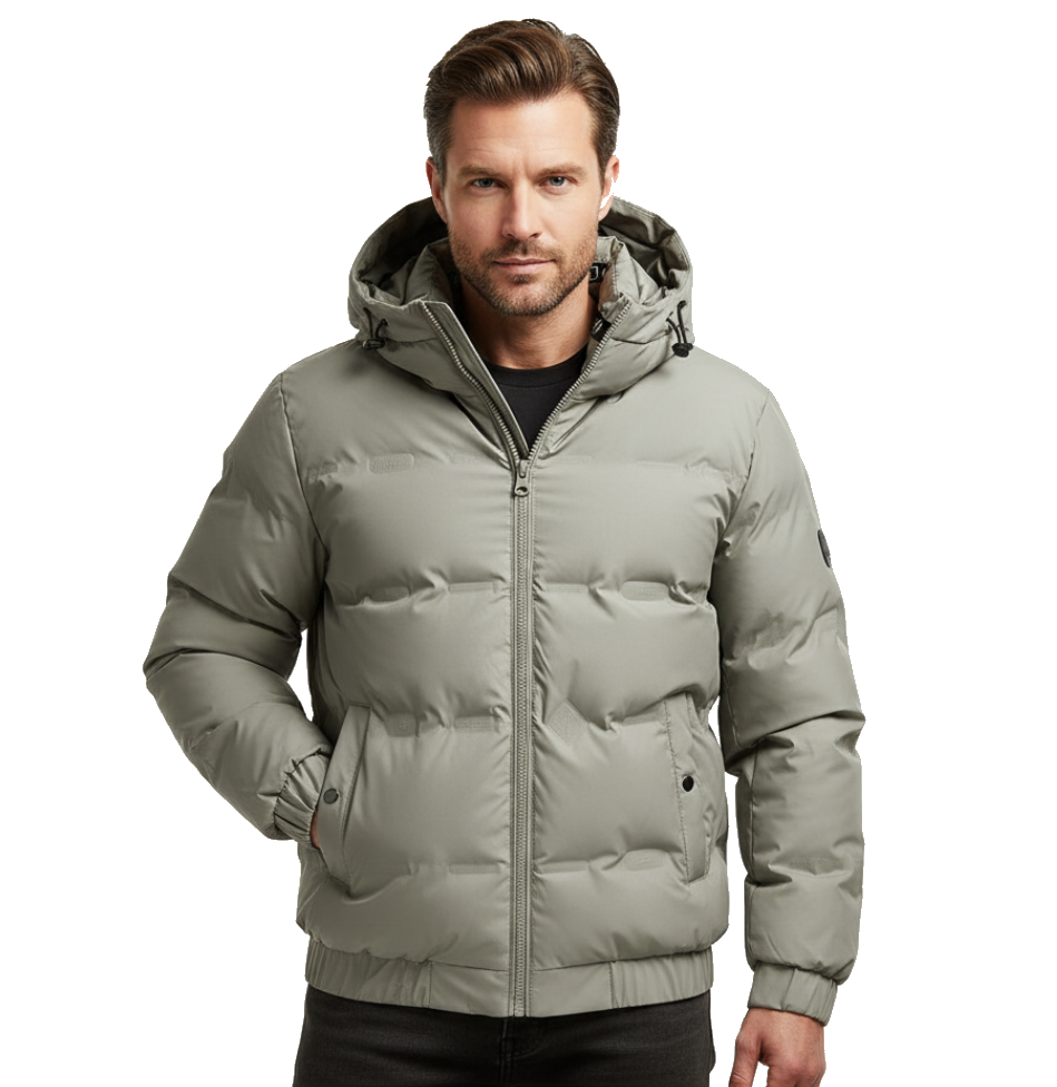 Men's Down Jacket Winter Casual Hooded Coat