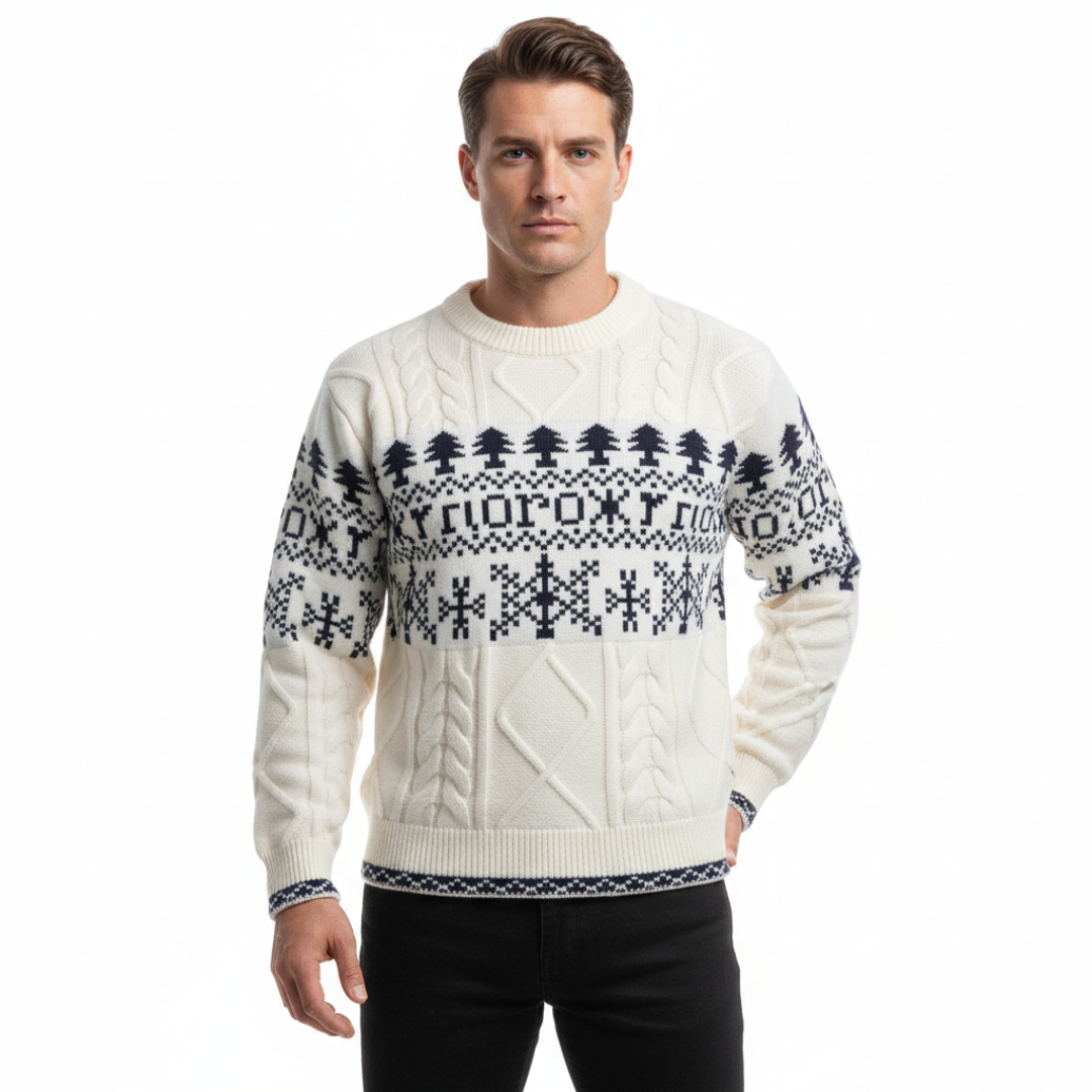 Crew-neck Pullover Sweaters