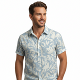 Breathable Quick-drying Casual Sports Short Sleeve 3D Printing Flower