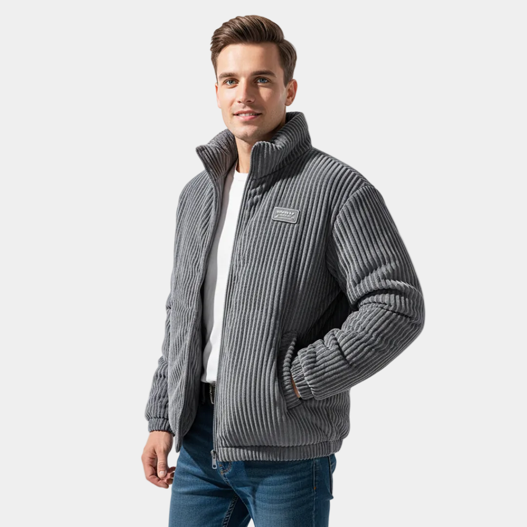 Fashion Casual Trendy Brand American Retro Thick Cotton Jacket