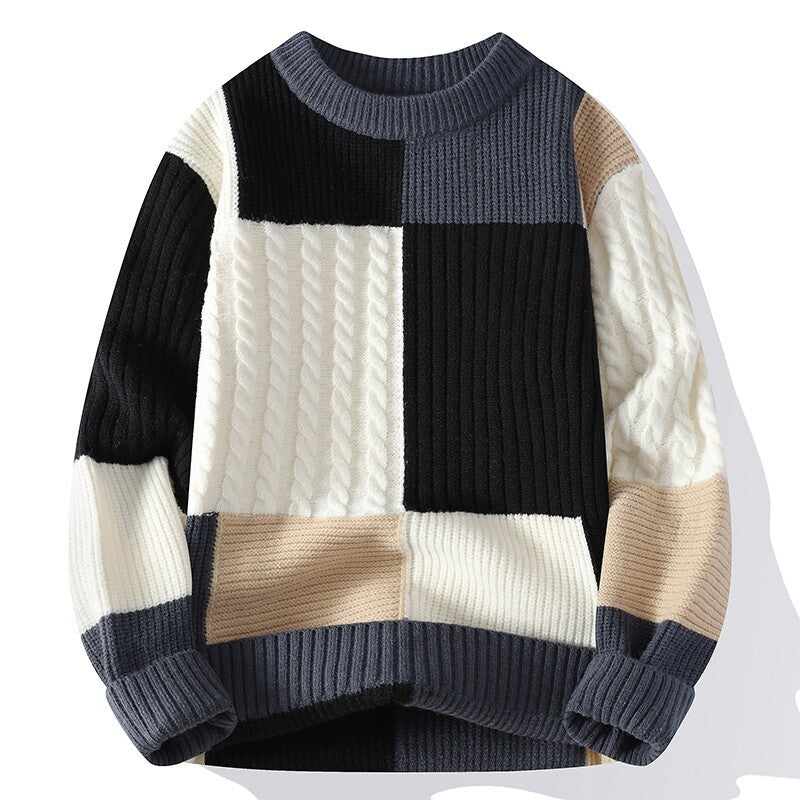 Casual Round-neck Sweater Base Knitwear Large Size Loose