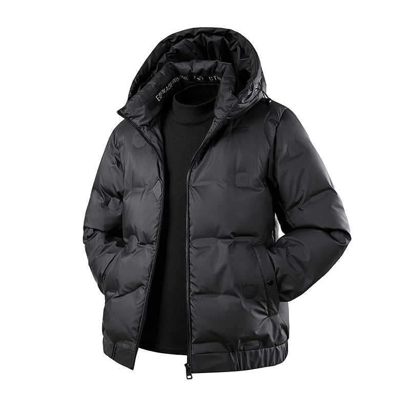Men's Down Jacket Winter Casual Hooded Coat