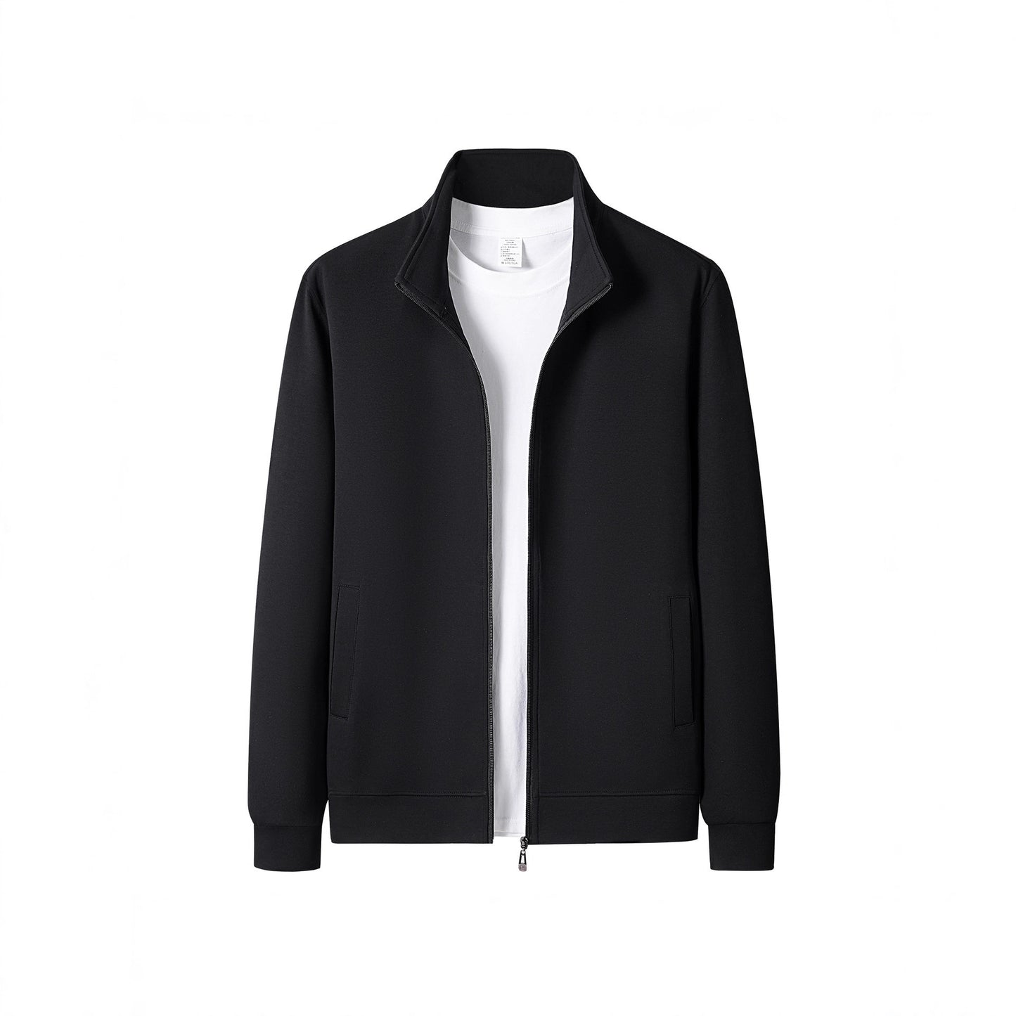 Men's Casual New Long-sleeve Cardigan With A Stand-up Collar