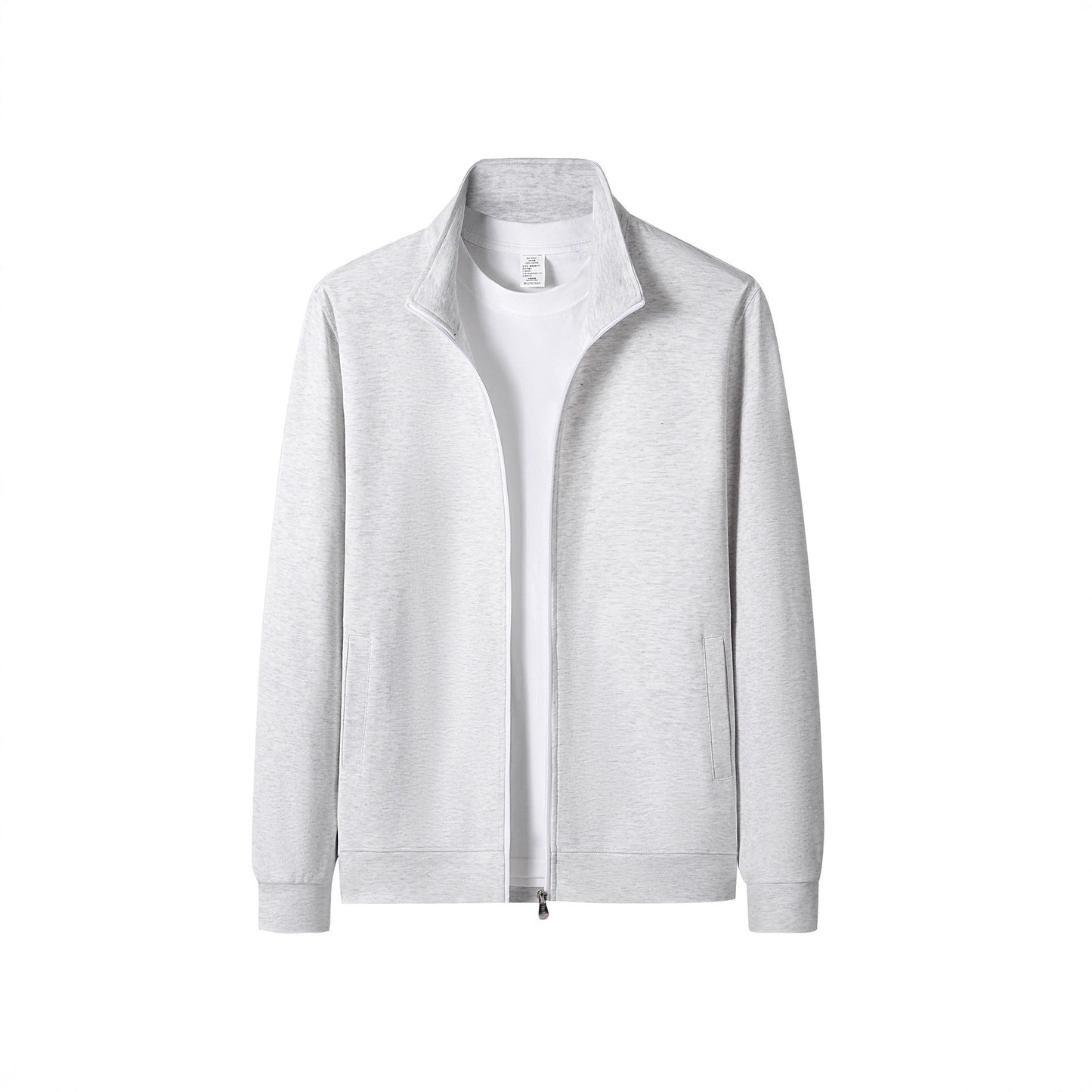 Men's Casual New Long-sleeve Cardigan With A Stand-up Collar