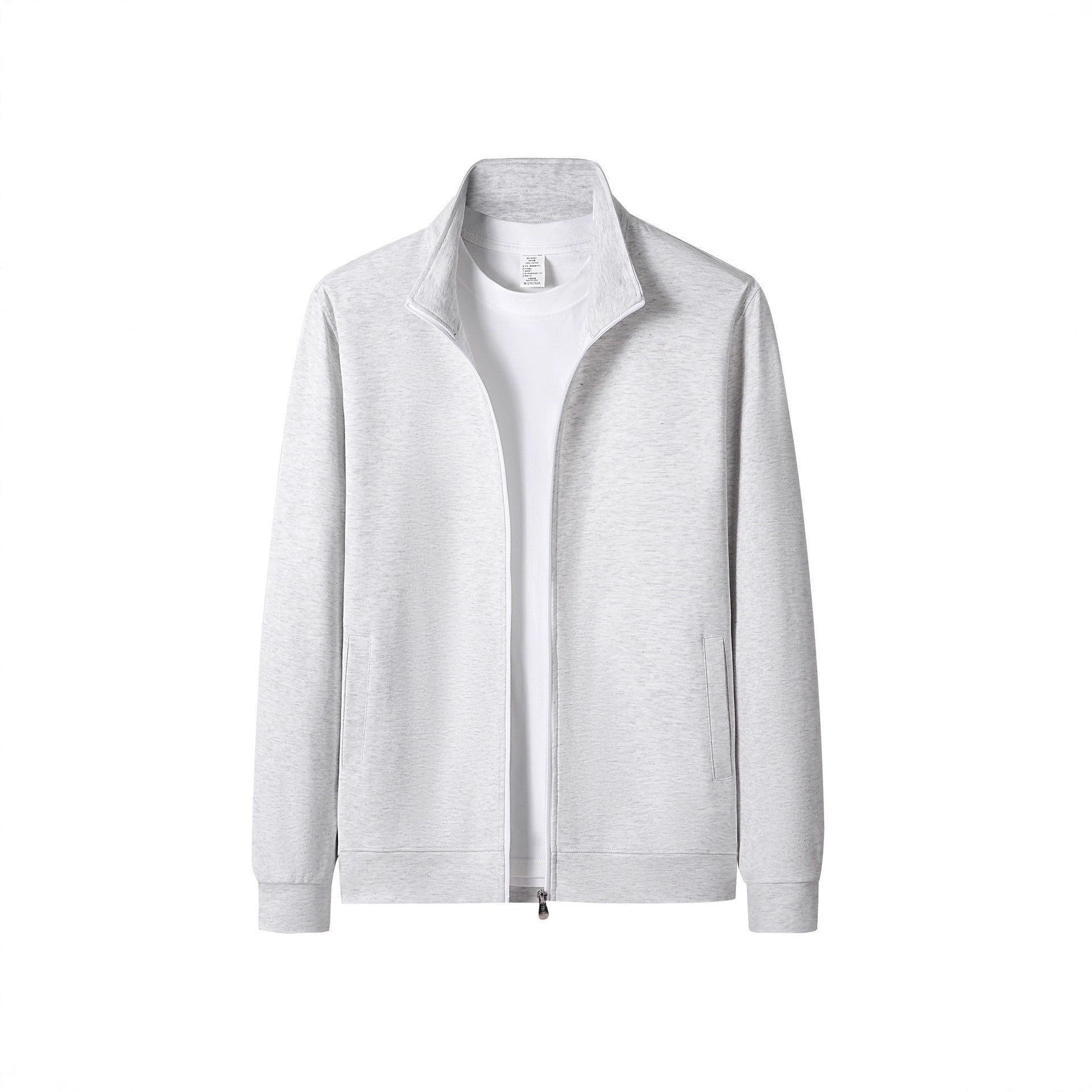 Men's Casual New Long-sleeve Cardigan With A Stand-up Collar