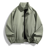 Stand Collar Jacket For Men Loose Casual Jacket