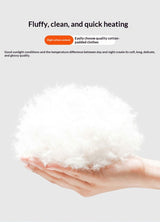 Mens Winter Loose, Padded Fleece Jacket With A Fake Two-Piece Design For Warmth