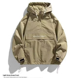 Half Zipper Pullover Men's Spring And Autumn New Hooded Fir Sweater